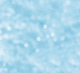 Light blue background bokeh