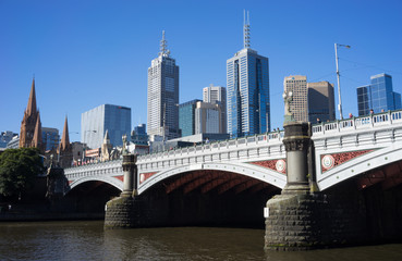 Fototapeta premium A Piece of Melbourne Skyline
