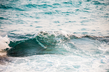 Obraz premium Beautiful Blue Ocean Wave