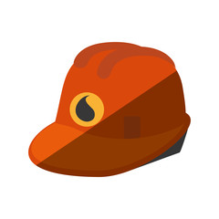helmet oil industry isolated icon vector illustration design