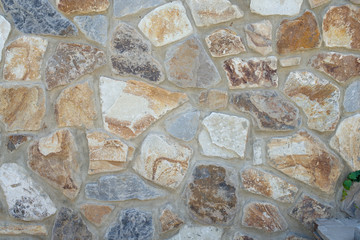 Natural rough stone wall - texture