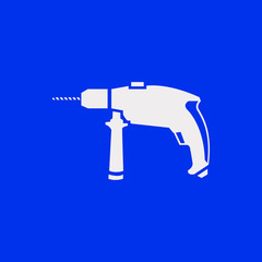 drill icon stock vector illustration flat design