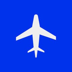 aircraft icon stock vector illustration flat design