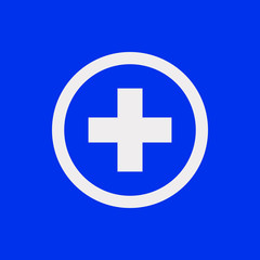 Obraz premium plus icon stock vector illustration flat design