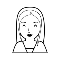 teen girl character avatar vector illustration design