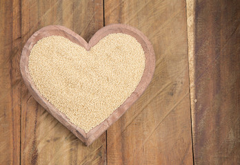 Healthy amaranth seeds - Heart