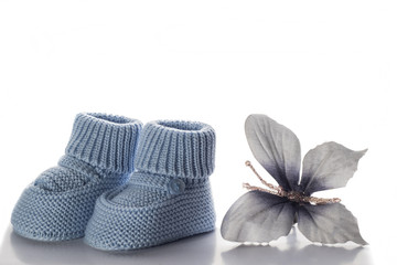 Zapatos de bebé azul