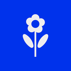 flower icon stock vector illustration flat design