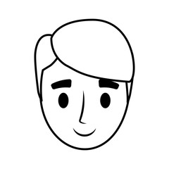 teen boy character avatar vector illustration design