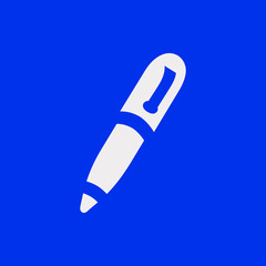 pen icon stock vector illustration flat design