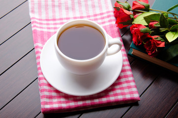 Cup of tea in catering concept