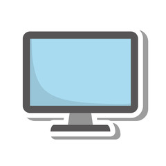 monitor computer isolated icon vector illustration design