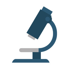 microscope science isolated icon vector illustration design