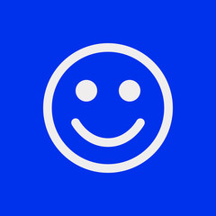 Smile icon stock vector illustration flat design