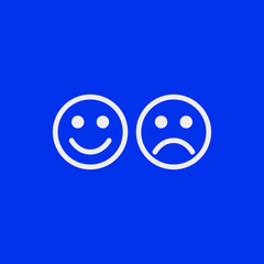 Smile icon stock vector illustration flat design