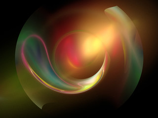 Abstract fractal background