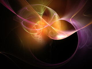 Abstract fractal background