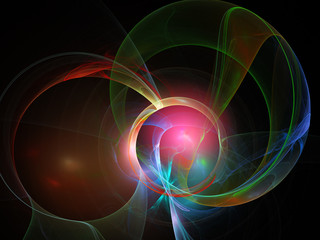 Abstract fractal background