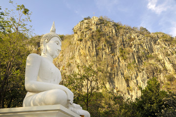 Buddha on the mountain at Thailand