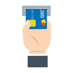 credit card isolated icon vector illustration design