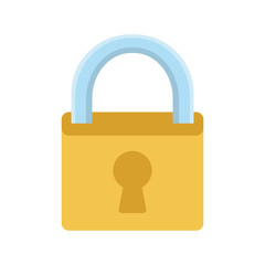 safe padlock secure isolated icon vector illustration design