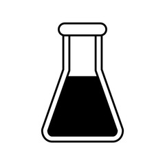 tube test science isolated icon vector illustration design