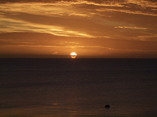 Sonnenaufgang über der Ostesee