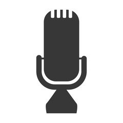 microphone audio device isolated icon vector illustration design