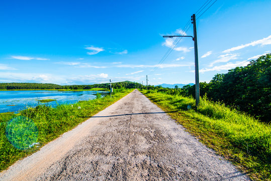 Country Road beside Mae Puem Reservoir