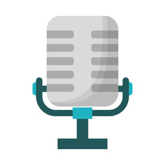 microphone audio device isolated icon vector illustration design