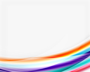 Glossy translucent wave vector template