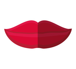 sexy female lips isolated icon vector illustration design