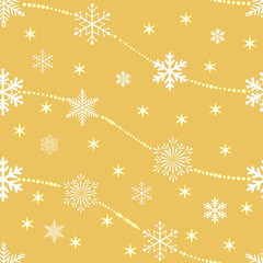 set of vector snowflakes
