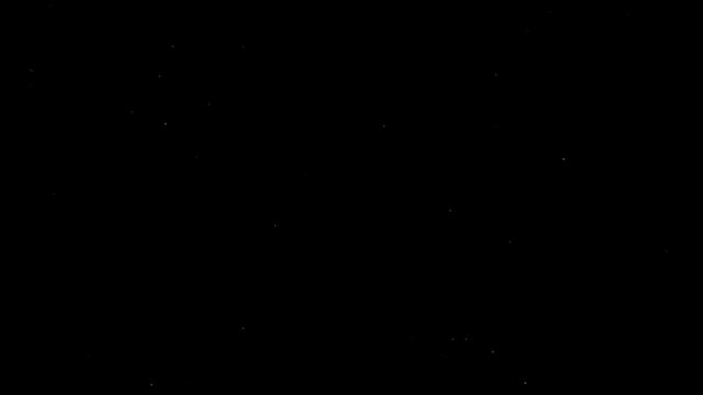 A Collection of a Small Burst and Marco Explosions on a Black Background