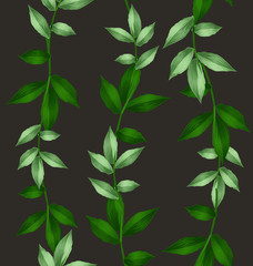 leaf seamless pattern