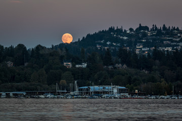 Bellevue moonrise