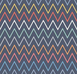 colorful chevron pattern