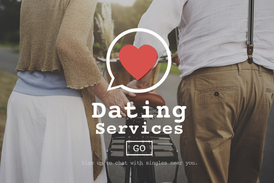 Dating Services Valentine Romance Heart Blind Date Concept