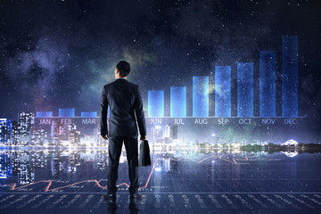 Fototapeta premium Innovative technologies for business . Mixed media