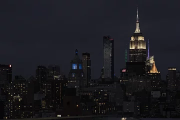 Selbstklebende Fototapeten New York City Skyline at night © Mat Hayward