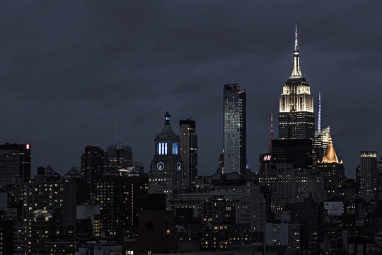 Fototapeta New York City Skyline at night