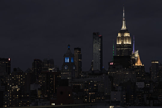 Fototapeta New York City Skyline at night