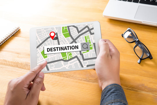 City Map DESTINATION Route Way Route Way Route  City Map Destina