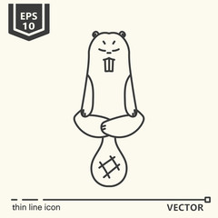 Meditative Animals series - beaver © CBLF