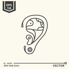 One icon. Artificial ear