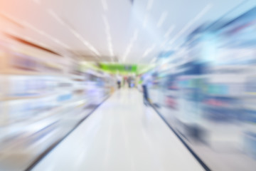 blur background image of shopping mall