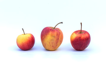 Three Apple isolated