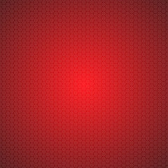 Fototapeta premium Red Mosaic Tile Honeycomb Vector Background.