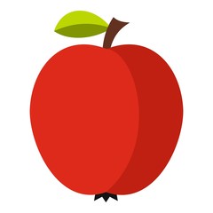 Apple icon. Flat illustration of apple vector icon for web
