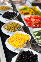 beauty colour set restaurant food menu photo